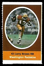 1972 Sunoco Stamps      610     Larry Brown